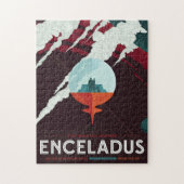 Enceladus | NASA Visies van de Toekomst Legpuzzel (Verticaal)