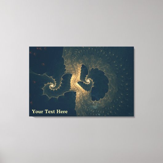 Enceladus onder ijs canvas afdruk (Voorkant)