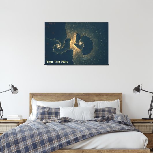 Enceladus onder ijs canvas afdruk (Insitu (Slaapkamer))