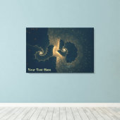 Enceladus onder ijs canvas afdruk (Insitu (Houten vloer))