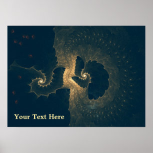 Enceladus onder ijs poster