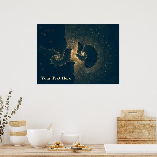 Enceladus onder ijs poster (Keuken)