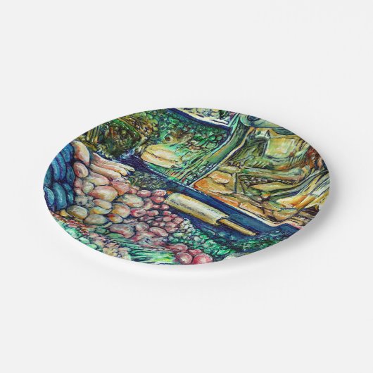 Enceladus Papieren Bordje (Gekanteld)