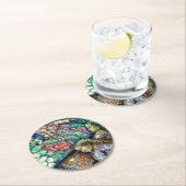 Enceladus Ronde Kartonnen Onderzetter (Insitu)