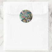 Enceladus Ronde Sticker (Tas)