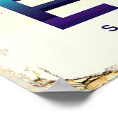 Enceladus Ruimtevaart oude poster (Hoek)