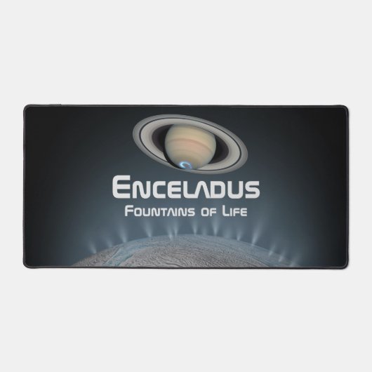 Enceladus Saturn Moon Fountains of Life Bureaumat (Voorkant)