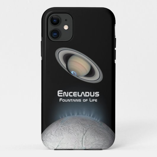 Enceladus Saturn Moon Fountains of Life Case-Mate iPhone Case (Achterkant)