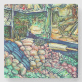 Enceladus Stenen Onderzetter (Voorkant)