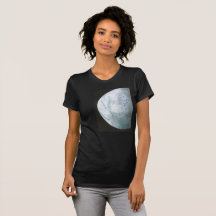Enceladus T-shirt, Dames donker, getailleerd