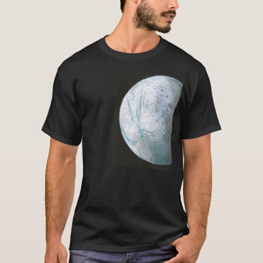 Enceladus t-shirt, Mannen donker T-shirt (Voorkant)
