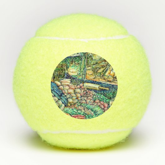 Enceladus Tennisballen (Voorkant)