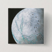 Enceladus Vierkante Button 5,1 Cm (Voorkant)