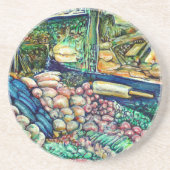 Enceladus Zandsteen Onderzetter (Voorkant)