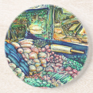 Enceladus Zandsteen Onderzetter