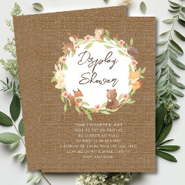 Enchandted Forest Display Douche Informatiekaartje