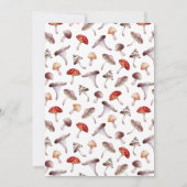 Enchanische paddenstoel notitiekaartje (Achterkant)