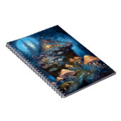 Enchanische paddenstoelen Castle Fantasy Art Notitieboek (Rechterzijde)