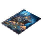 Enchanische paddenstoelen Castle Fantasy Art Notitieboek (Linkerzijde)