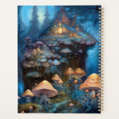Enchanische paddenstoelen Castle Fantasy Art Planner (Achterkant)