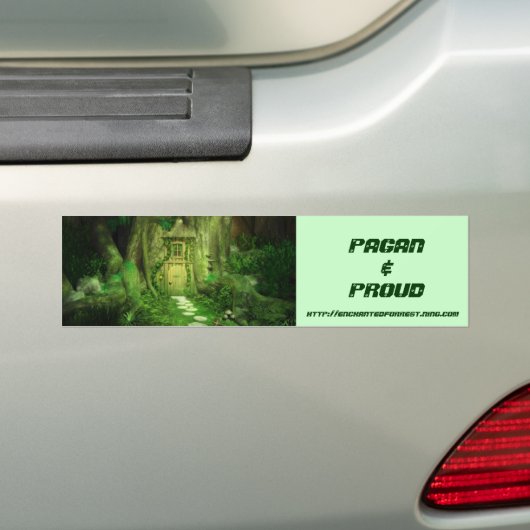 Enchantd Forest Bumpersticker (Op auto)