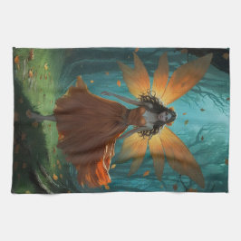 Enchanted Autumn Fairy Thanksgiving Fantasy Art Theedoek