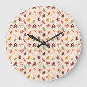 Enchanted Autumn Forest Grote Klok (Voorkant)