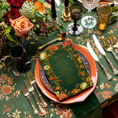 Enchanted Autumn Wedding Menu Kaart – Druid Hills