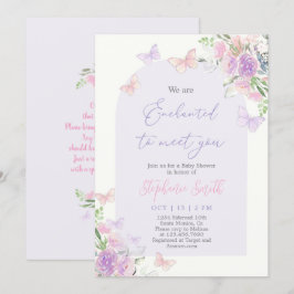 Enchanted Baby shower Invitation Kaart
