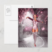 Enchanted Ballerina Briefkaart (Voorkant / Achterkant)