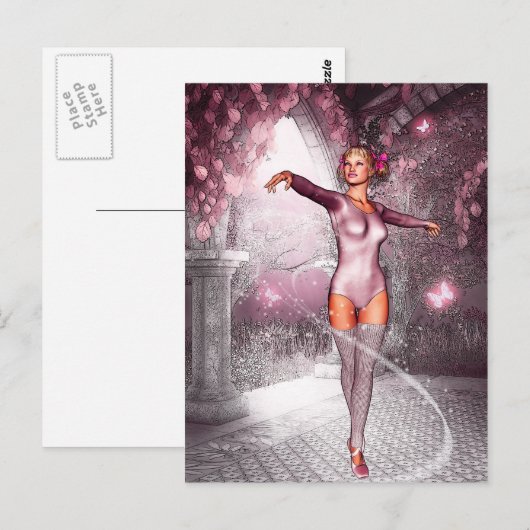 Enchanted Ballerina Briefkaart (Voorkant / Achterkant)