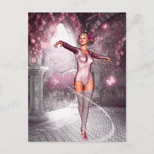Enchanted Ballerina Briefkaart (Voorkant)
