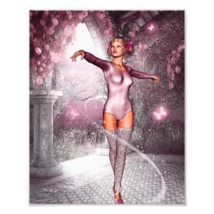 Enchanted Ballerina Foto Afdruk