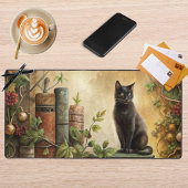 Enchanted Black Cat Library Bureaumat