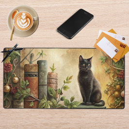 Enchanted Black Cat Library Bureaumat