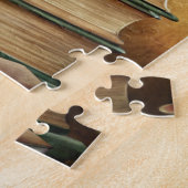 Enchanted Black Cat Library Legpuzzel (Zijkant)