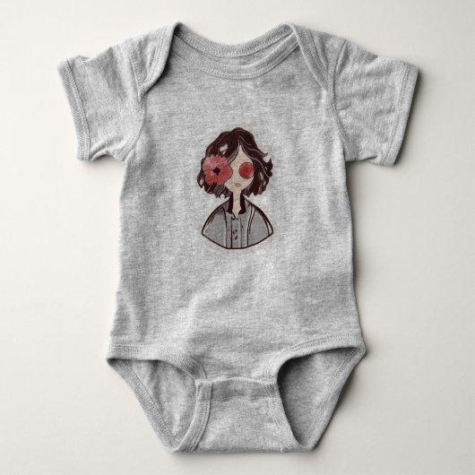 Enchanted Bloom Baby Bodysuit (Voorkant)