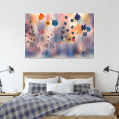Enchanted Blooming Meadow Canvas Afdruk (Insitu (Slaapkamer))