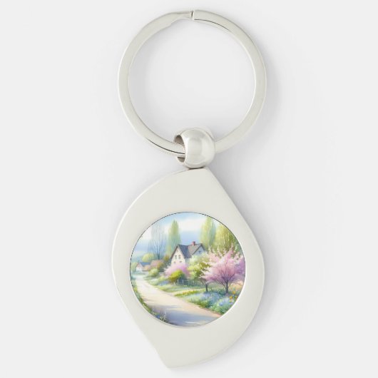 Enchanted Blossom Country Lane Sleutelhanger (Voorkant)