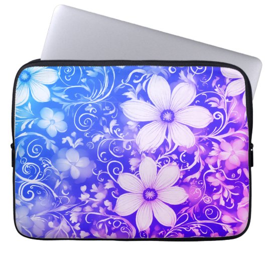 Enchanted Blossom Electronics Bag Laptop Sleeve (Voorkant)