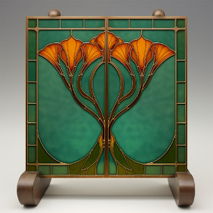 Enchanted Blossom Glas in lood Tegeltje