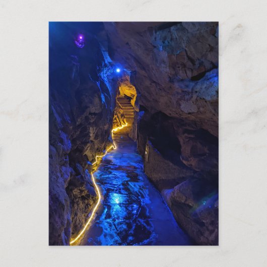 Enchanted Blue Cave Path, Rock City Briefkaart (Voorkant)