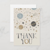Enchanted Boho Cosmic Celestial Bedankkaart (Voorkant / Achterkant)