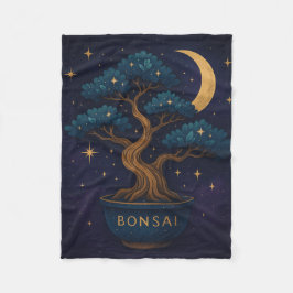 Enchanted Bonsai Tree Throw Blanket  Fleece Deken
