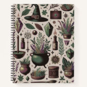 Enchanted Botanica: Magische kruiden & hekserij Notitieboek (Voorkant)