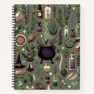 Enchanted Botanica: Magische kruiden & hekserij Notitieboek