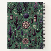 Enchanted Botanica: Magische kruiden & hekserij Notitieboek (Achterkant)