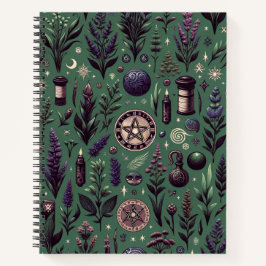 Enchanted Botanica: Magische kruiden & hekserij Notitieboek