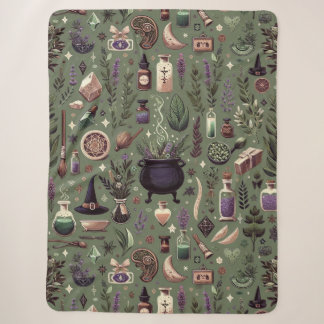Enchanted Botanica: Magische kruiden & hekserij Sherpa Deken