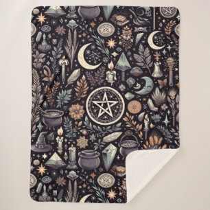Enchanted Botanica: Magische kruiden & hekserij Sherpa Deken